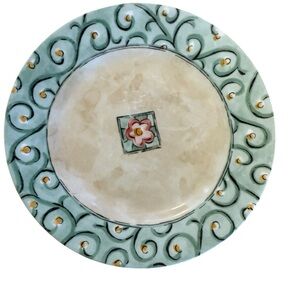 4‎ Corelle Watercolors Flower Salad Plates Vitrelle 8.5"